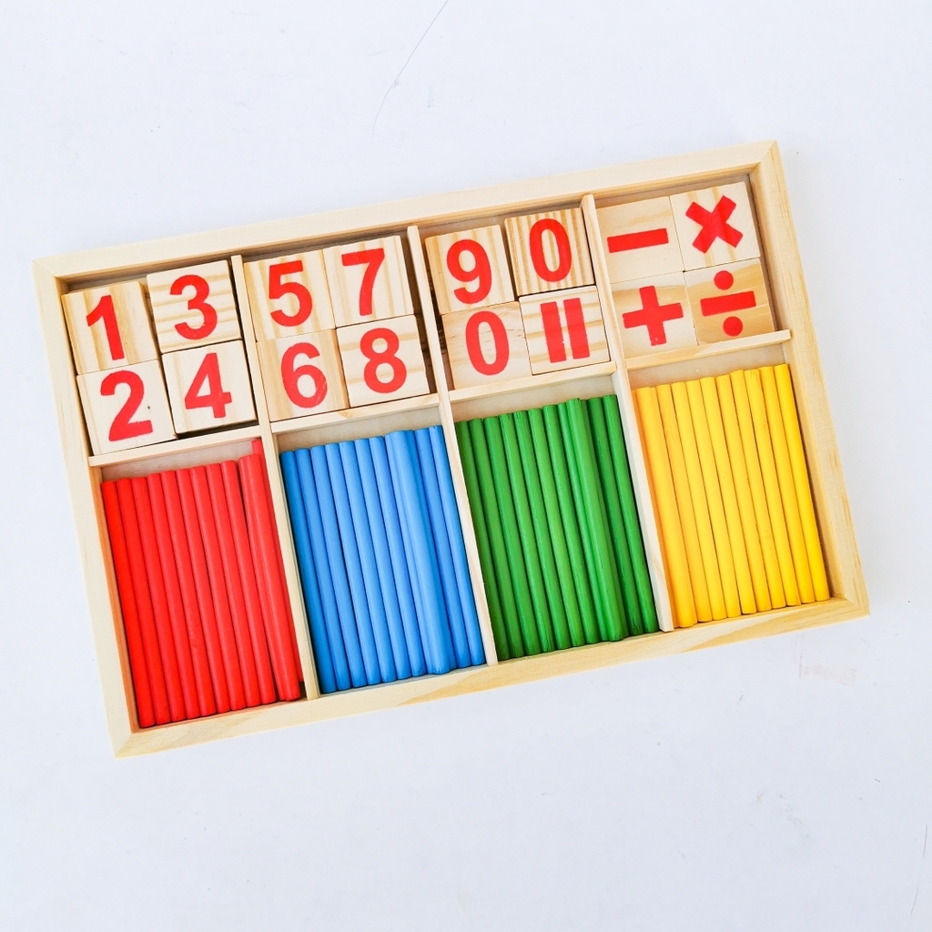 Jogo montessori de raciocínio lógico