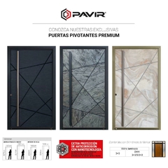 Pivotante Piedra Oscura 100 x 200 - comprar online