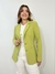 Blazer Feminino em alfaiataria Paula- Verde Pistache