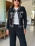 Conjunto Feminino em tricot modal Chanel Preto - loja online