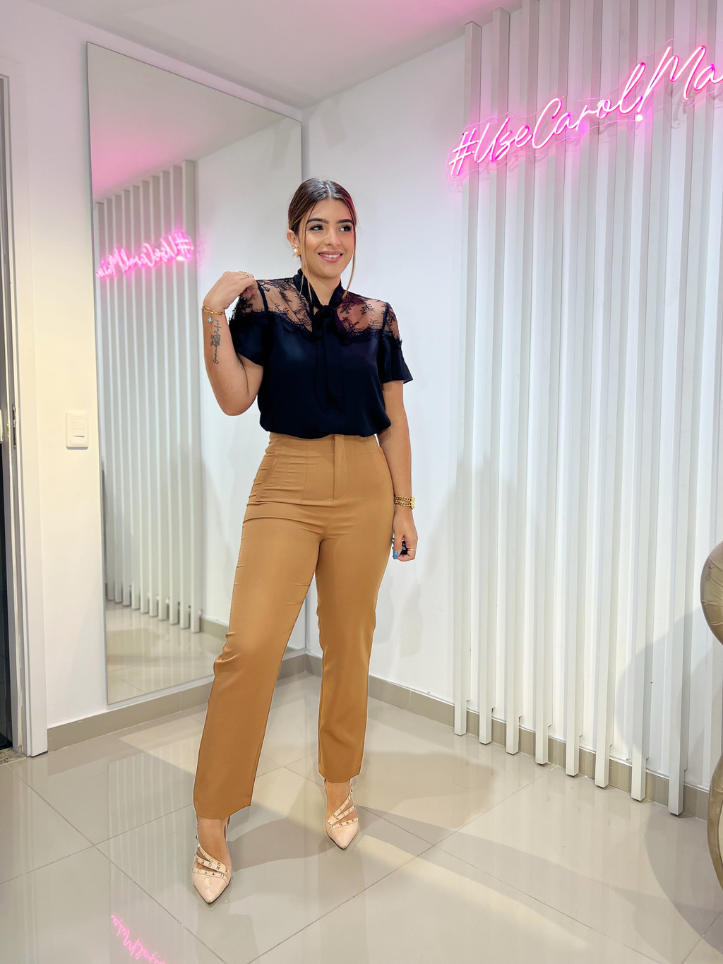 Calca vermelha zara sales