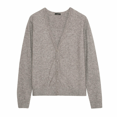 CARDIGAN TEJIDO FILTON GRIS