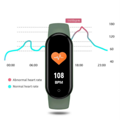 Imagem do Relógio Inteligente Unissex Digital, Relógio com Medidor de Frequência Cardíaca.