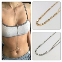 Colar de Corpo Body Chain Sexy Anita. - Clube das Coisas - Tudo para Você ficar mais Linda e Sexy