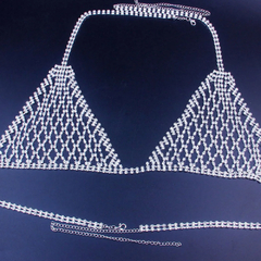 Conjunto Joias para o Corpo Sexy de Strass, Malha de Cristal Sexy Mary. - loja online