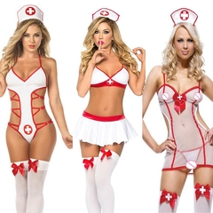 Fantasia Sensual de Enfermeira, Uniforme de Enfermeira Erótica Ruthe.