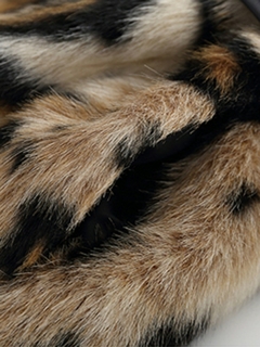 Sobretudo Leopardo Quente Estilo Europeu, Coleção de Inverno. - loja online