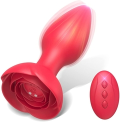 Plugue Anal Vibratório com Controle Remoto Sem Fio, Brinquedos Eróticos sexual.