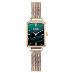 Relógios de Luxo Feminino Quadrado analógico Stefany, Relógios de Pulso de Couro. - comprar online