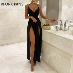 Vestido com fenda profunda, Vestido sexy, vestido elegante, Vestidos. - comprar online