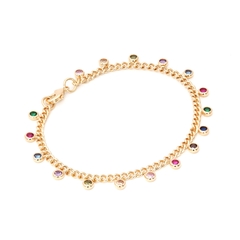 PULSEIRA CRISTAL SAFIRA - comprar online