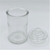 Pote de vidro 150ml tampa de vidro hermética - comprar online