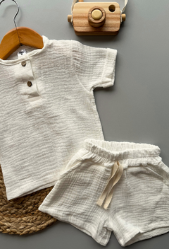 Conjunto Baby Cotton Blanco - Art. 0199 - comprar online