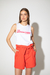 Musculosa Lined Blanca