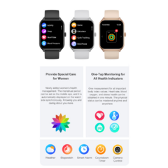 Smartwatch P58 negro