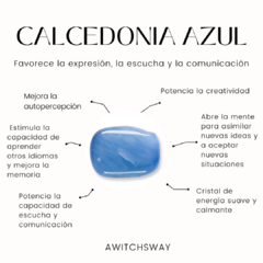 Collar Lilith Calcedonia Azul - comprar online