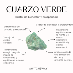 Cuarzo verde - (Compasion / Equilibrio) - comprar online