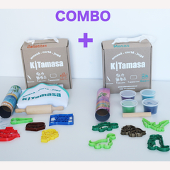 COMBO: Kit Masas Dinosaurios + Galletitas Piratas