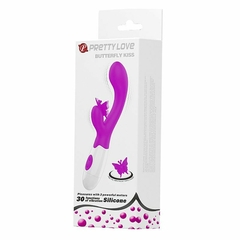 Vibrador de Ponto G e Clitóris Á Pilha Butterfly Kiss Pretty Love - comprar online