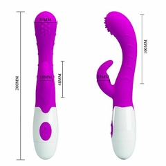 Vibrador De Ponto G E Clitóris Arthur em Silicone Cirúrgico Pretty Love - Magazine do Amor