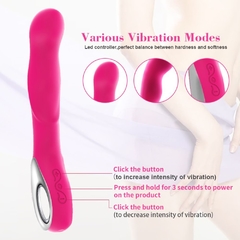 Vibrador com 12 Modos de Vibração Recarregável MGA Import - loja online