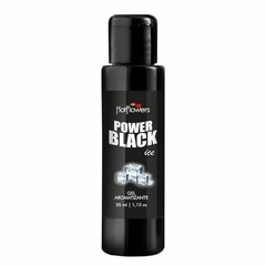 POWER BLACK ICE GEL AROMATIZANTE PARA MASSAGEM E SEXO ORAL 35ML HOT FLOWERS