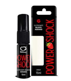 POWER SHOCK ELETRIZANTE EM SPRAY AROMÁTICO 15ML SEXY FANTASY - Magazine do Amor