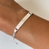 Pulseira Esteira Chapa | Prata 925