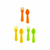 Lunch Punch Fork and Spoon Set - Brights - comprar en línea