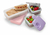 Melii Puzzle Container lunch box - Pink Grey Purple