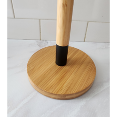 Porta rollo de cocina de bambu - Organize It Argentina