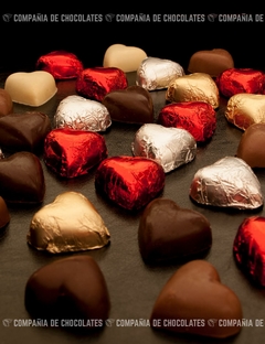Pack de Corazones 3 Chocolates rellenos de Dulce de Leche - comprar online