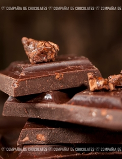 Chocolate Negro 80% de Cacao Origen Carenero Superior, Venezuela con Nibs Caramelizados