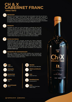 Imagem do Vinho CH&X Edição Limitada 50 anos Cabernet Franc 750ml