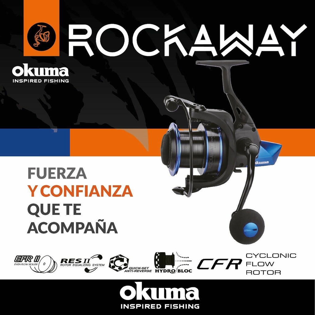 Reel Frontal Okuma Rockaway Ra - 6000 - Casa Butera