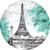 Imagem do Painel redondo tema: PARIS