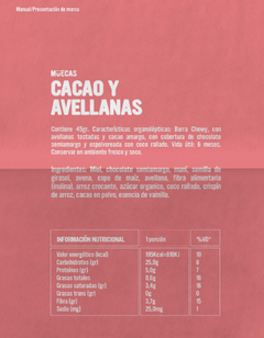 Caja 16 Muecas Cacao y Avellanas 45grs - comprar online