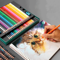 Lápis de Cor profissional - 200 cores base óleo - comprar online
