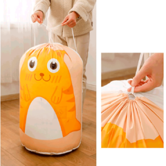 Bolsa de Cilíndrica para armazenamento com estampa fofa de gato, rato ou urso - comprar online