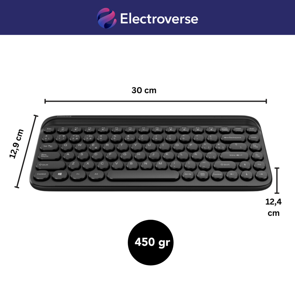 Teclado Bluetooth WIFI Philips K624 Para PC Tablet MacBook Ipad