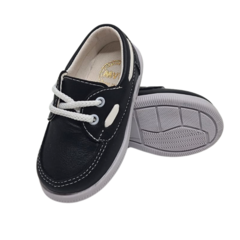 Zapato Náutico Potenza Negro Pu Bebe - tienda online