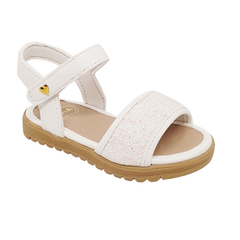 Sandalia Catania Blanco Glitter Bebe - comprar online