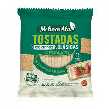 TOSTADAS DE ARROZ CLASICAS MOLINOS ALA 150GR