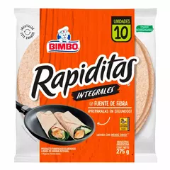 RAPIDITAS BIMBO INTEGRAL 10U 275GR