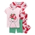 Pijama 4 peças infantil menina Carters melancia