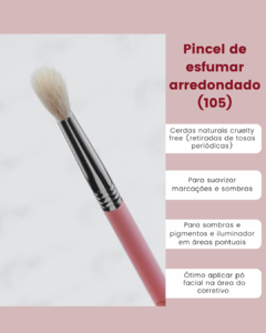 Kit Olhos Pink - pincéis para olhos Clau Melo Beauty - comprar online