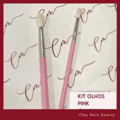 Kit Olhos Pink - pincéis para olhos Clau Melo Beauty