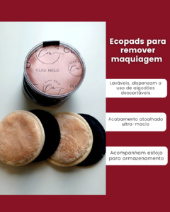 Ecopads para remoção de maquiagem (4 ecopads + estojo) na internet