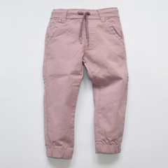 JOGGER GABARDINA BEBE ROSA VIEJO