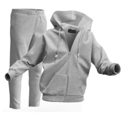 CONJUNTO FRIZA GRIS